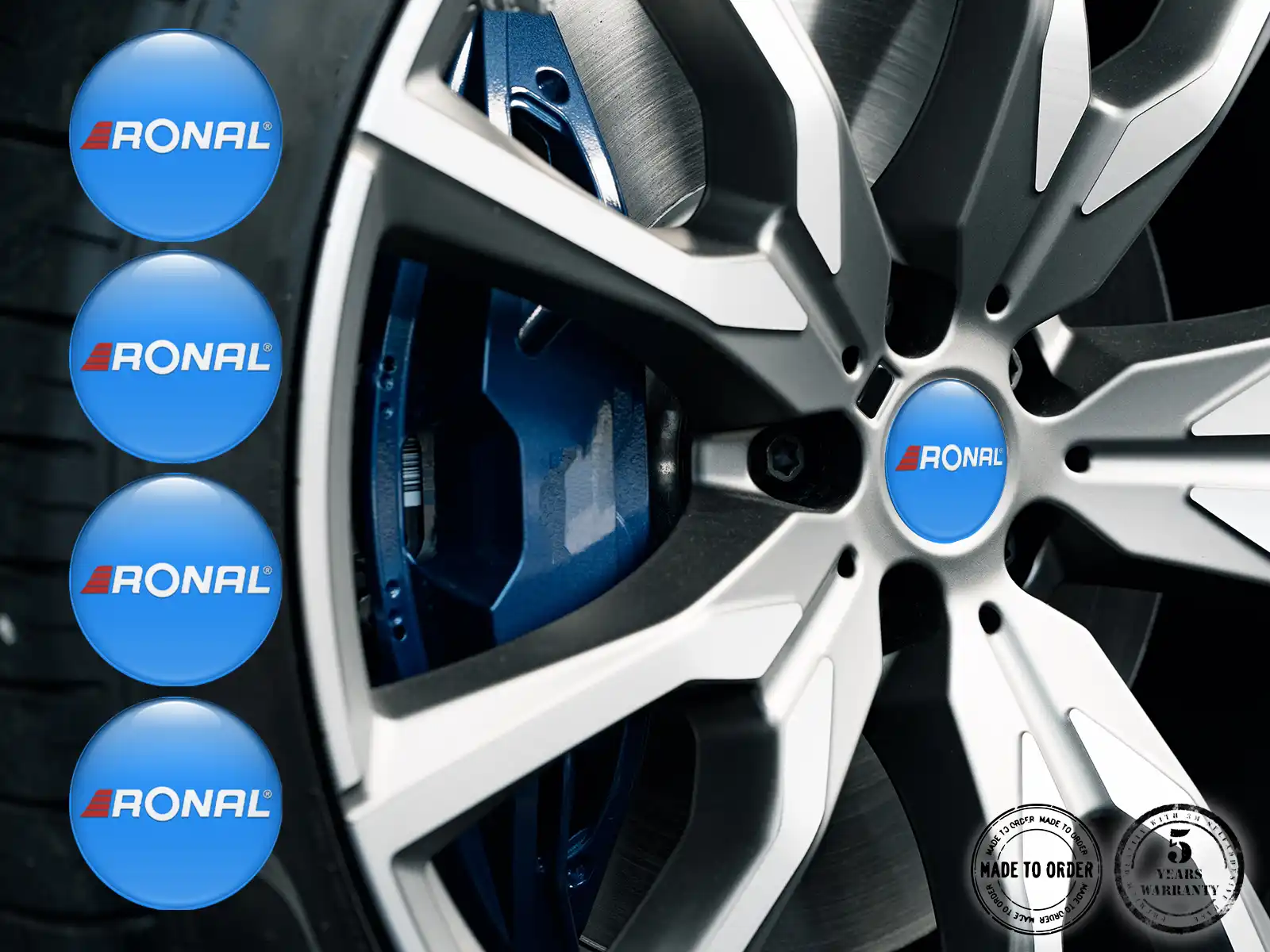 Ronal Aufkleber Dome Stil Individuelle Rennsportembleme